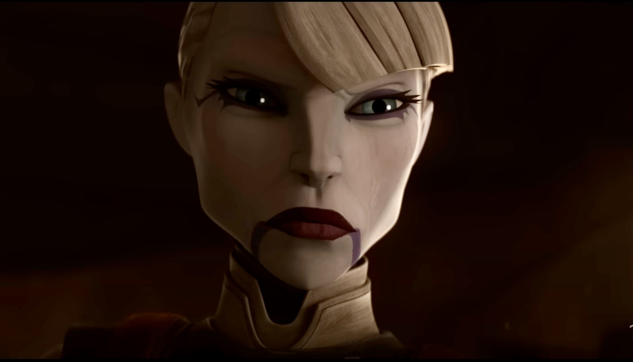 Screenshot from Star Wars: Tales of the Underworld trailer.